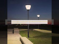 Surface Mount Garden Pole Light with Round Shape Enhance Your Garden's Ambiance