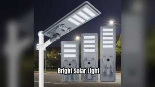 Lampione stradale solare super luminoso 60W 120W impermeabile