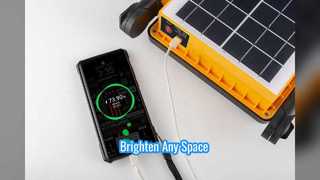 Bright Waterproof Solar Flood Light