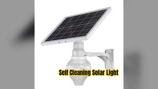 Kendi Kendini Temizleyen Güneş Enerjili Sokak Lambası Düşük Bakım