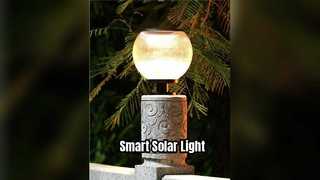 Controllo intelligente del lampione solare impermeabile