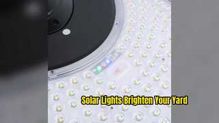 Solar Courtyard Lights Eco Friendly Outdoor Lighting