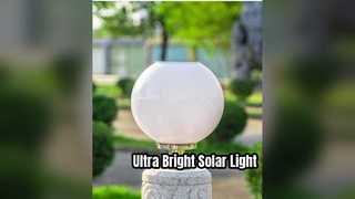 Bright Outdoor Solar Light for Parks & Homes